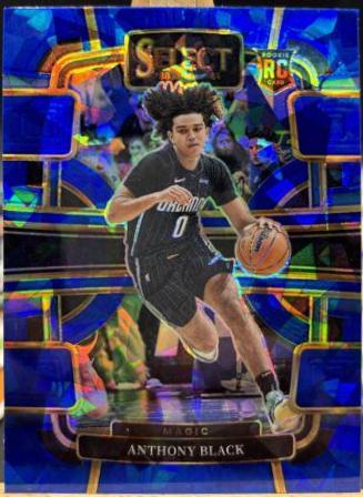 2023 Panini Select Anthony Black [Cracked Ice Blue Prizm] #71 card