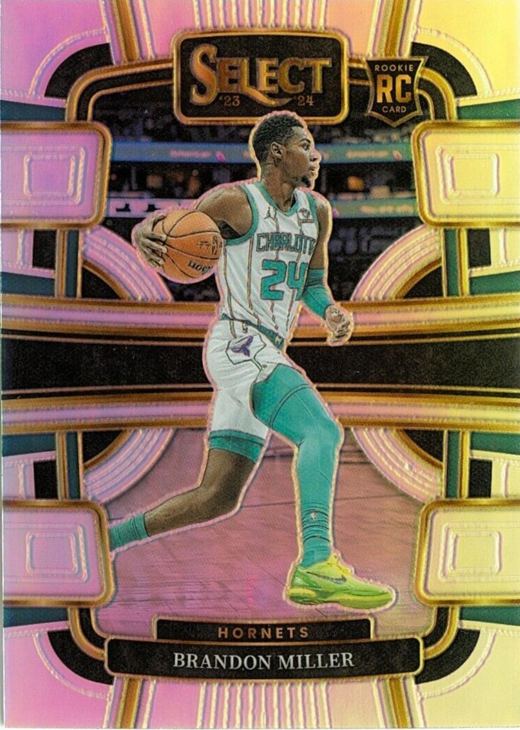 2023 Panini Select Brandon Miller [Silver Prizm] #80 card