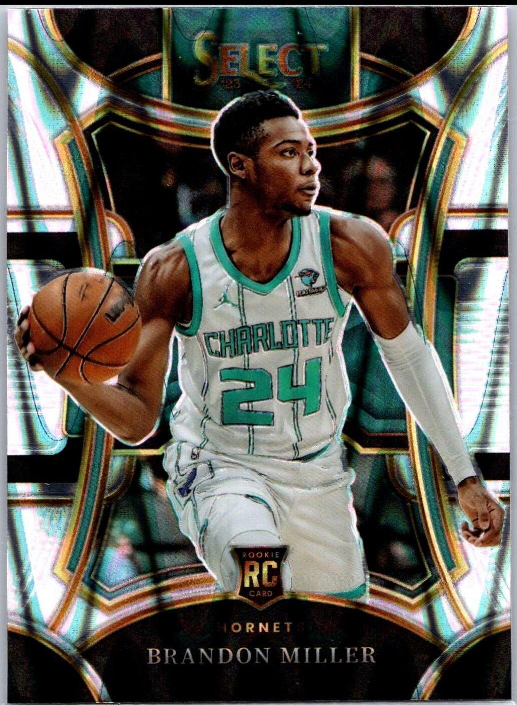 2023 Panini Select Brandon Miller [Tectonic Prizm] #332 card