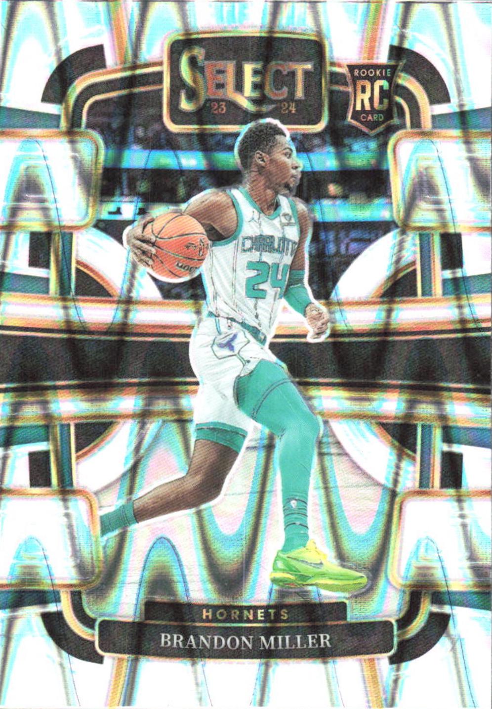 2023 Panini Select Brandon Miller [Tectonic Prizm] #80 card