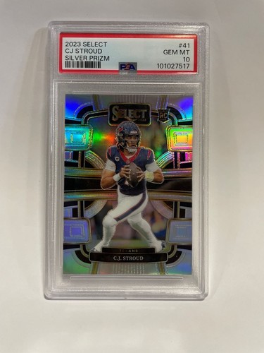 2023 Panini Select C.J. Stroud [Silver Prizm] #41 card