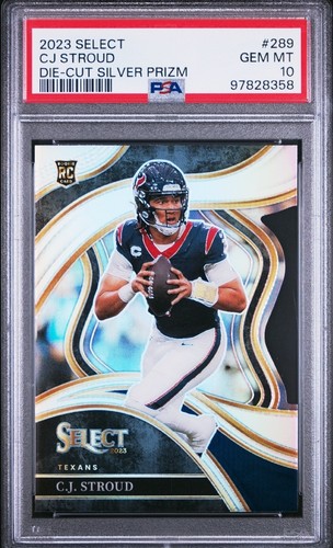 2023 Panini Select C.J. Stroud [Silver Prizm Die-Cut] #289 card