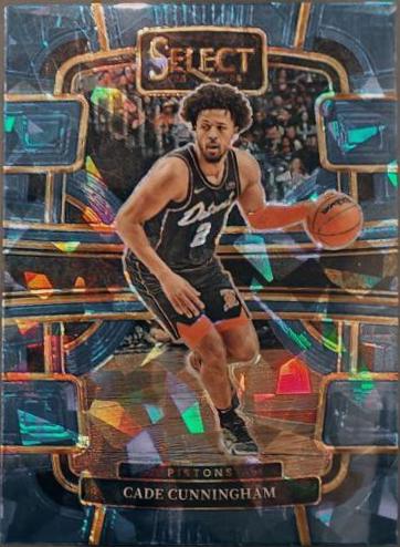 2023 Panini Select Cade Cunningham [Cracked Ice Blue Prizm] #26 card