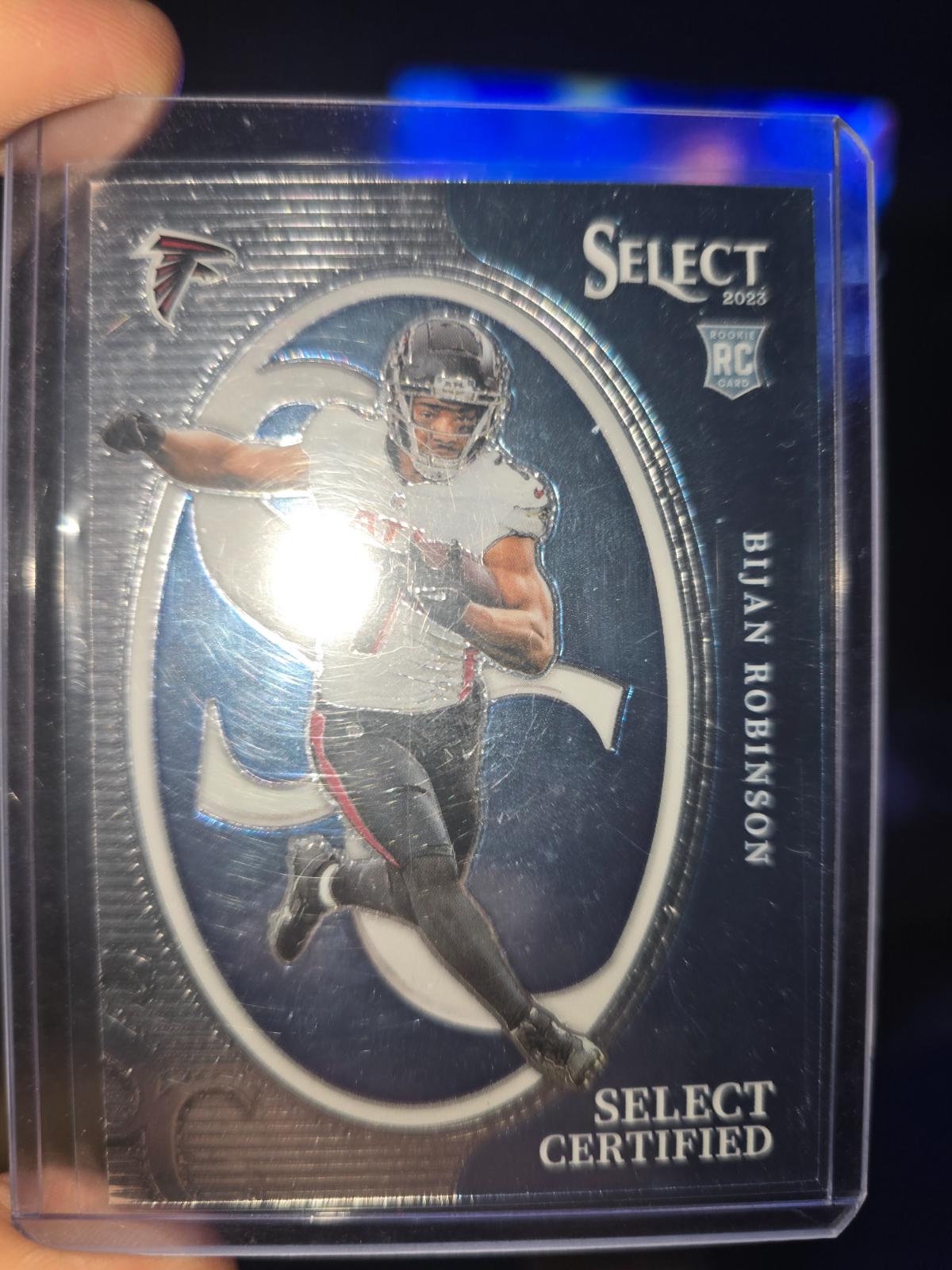 2023 Panini Select Certified Rookie Bijan Robinson #CRO-BRO card