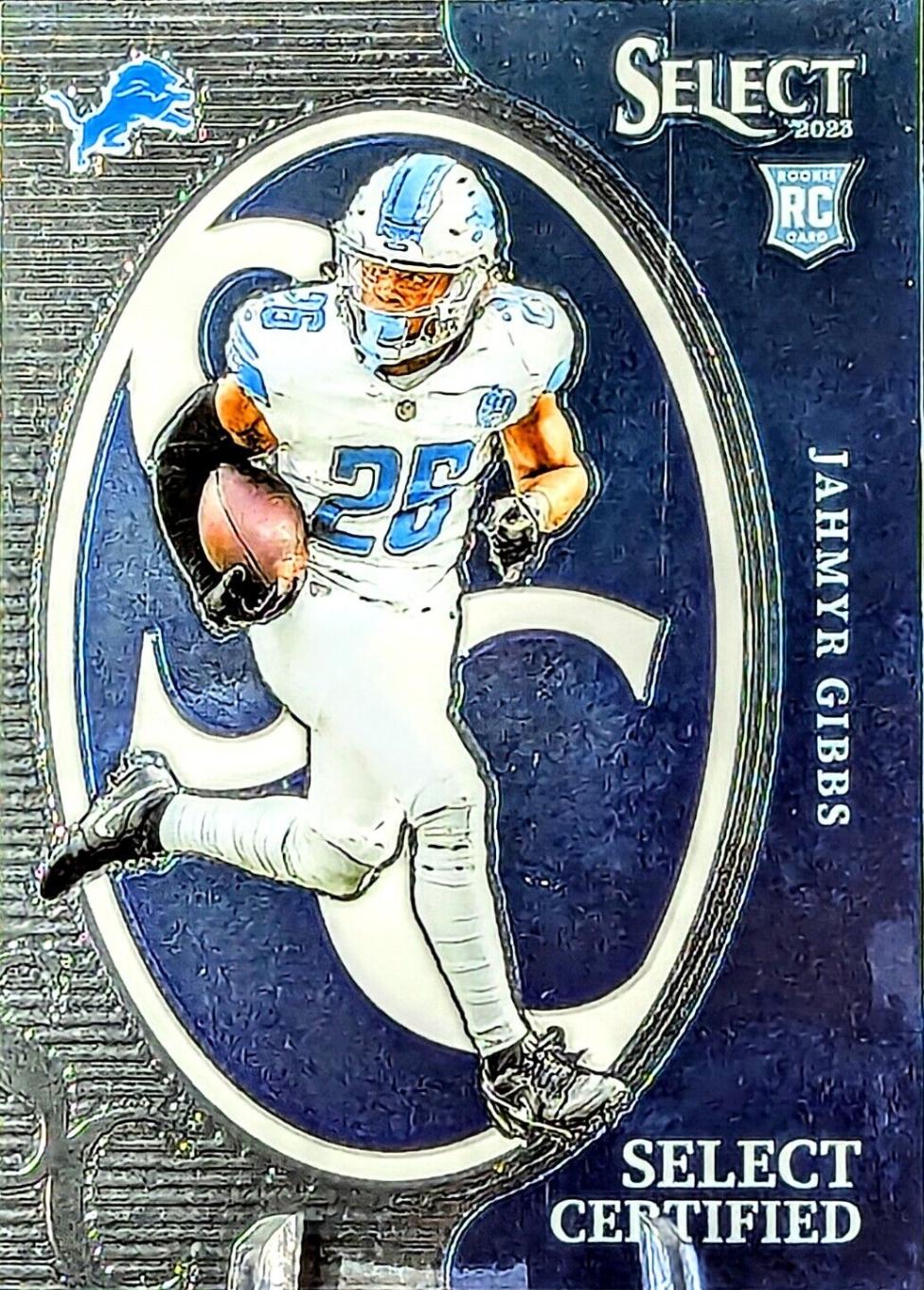 2023 Panini Select Certified Rookie Jahmyr Gibbs #CRO-JGI card
