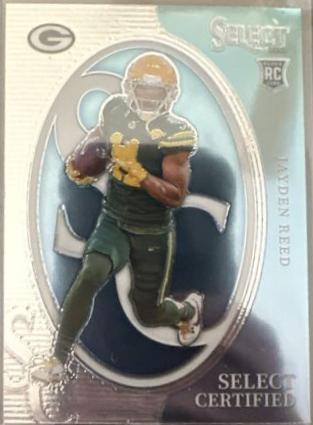 2023 Panini Select Certified Rookie Jayden Reed #CRO-JRE card