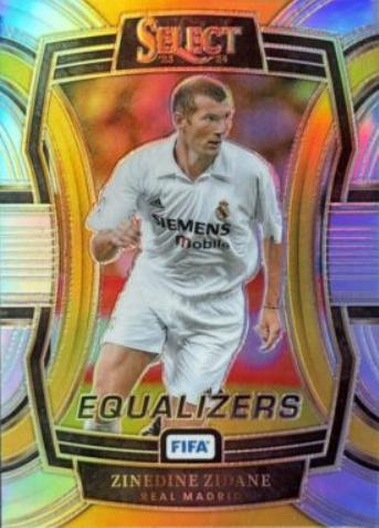 2023 Panini Select FIFA Equalizers Zinedine Zidane #25 card
