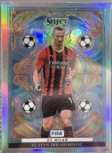2023 Panini Select FIFA Stained Glass Zlatan Ibrahimovic #30 card