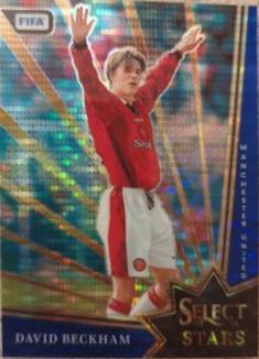 2023 Panini Select FIFA Stars David Beckham [Blue Pulsar] #25 card