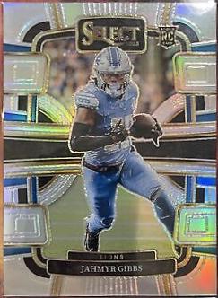 2023 Panini Select Jahmyr Gibbs [Silver Prizm] #34 card