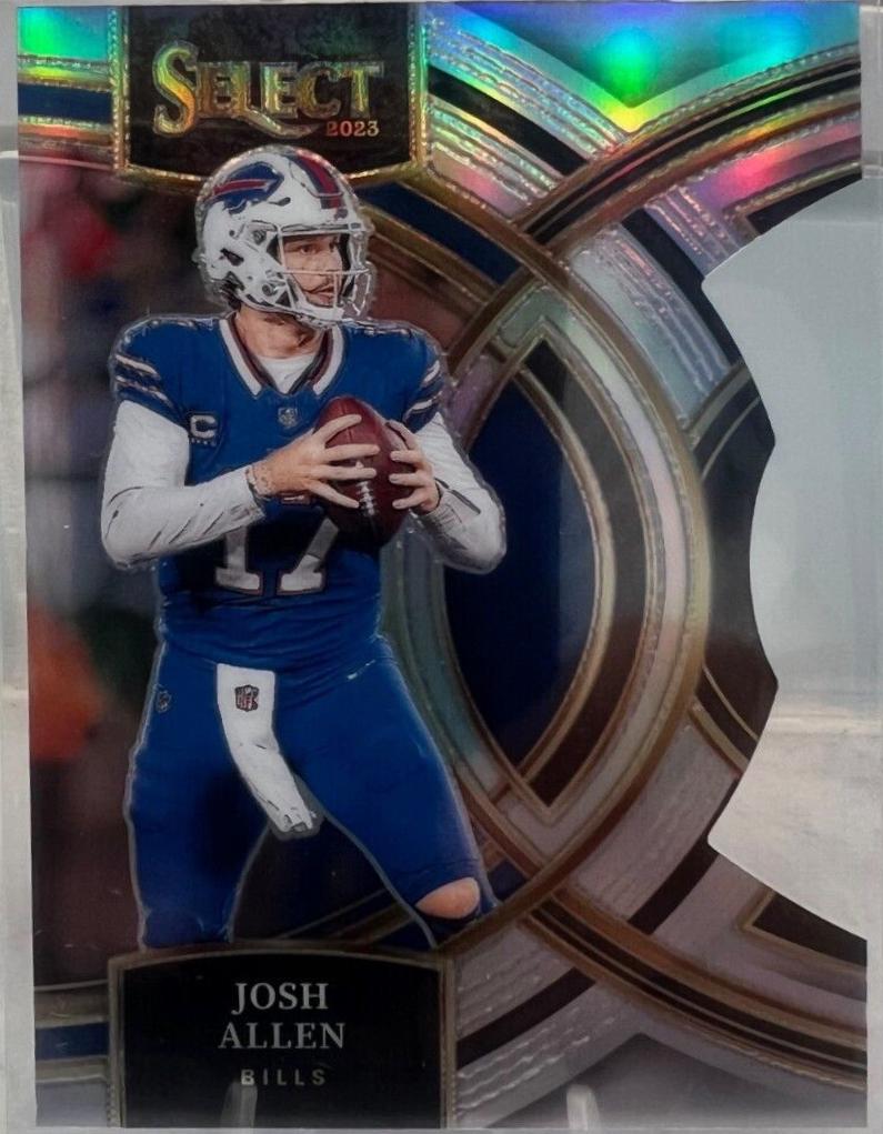 2023 Panini Select Josh Allen [Silver Prizm Die-Cut] #200 card