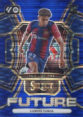 2023 Panini Select La Liga Future Lamine Yamal [Blue Pulsar] #15 card