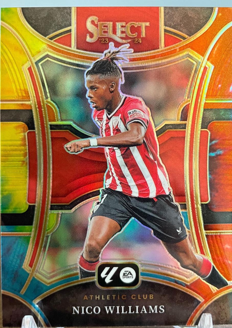 2023 Panini Select La Liga Nico Williams [Tie-Dye] #107 card