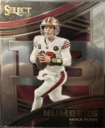 2023 Panini Select Numbers Brock Purdy #5 card