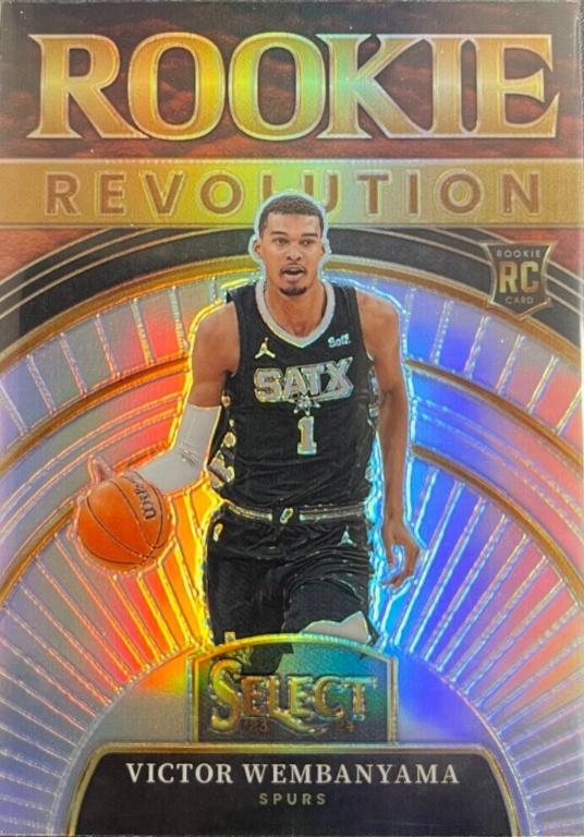 2023 Panini Select Rookie Revolution Victor Wembanyama [Silver Prizm] #9 card