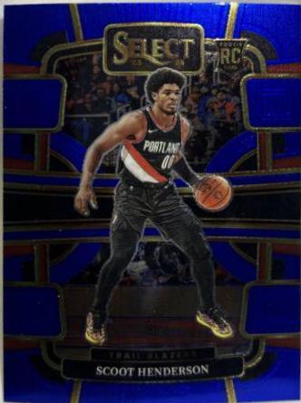 2023 Panini Select Scoot Henderson [Blue] #77 card