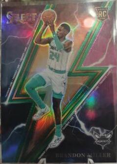 2023 Panini Select Thunder Lane Brandon Miller [Silver Prizm] #12 card