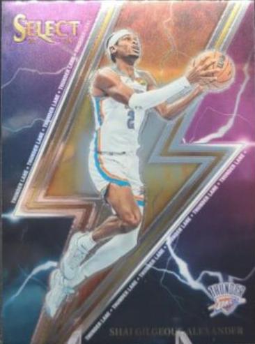 2023 Panini Select Thunder Lane Shai Gilgeous-Alexander #11 card