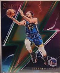 2023 Panini Select Thunder Lane Stephen Curry [Silver Prizm] #10 card