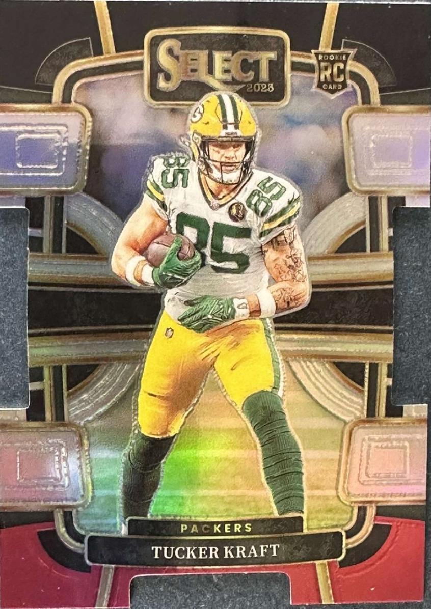 2023 Panini Select Tucker Kraft [Black Red Prizm Die-Cut] #37 card