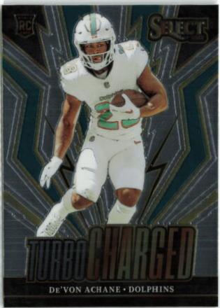 2023 Panini Select Turbocharged De'Von Achane #TUR-DAC card