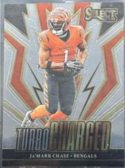 2023 Panini Select Turbocharged Ja'Marr Chase #TUR-JCH card