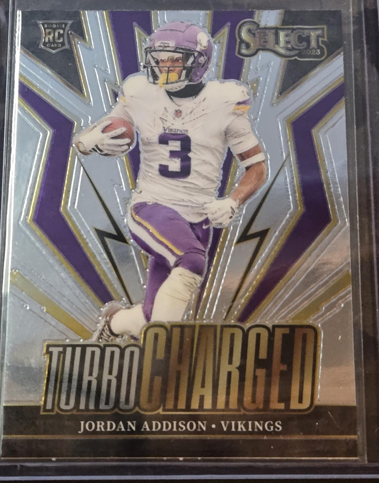 2023 Panini Select Turbocharged Jordan Addison #TUR-JAD card