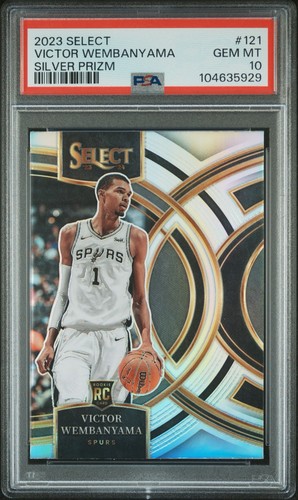 2023 Panini Select Victor Wembanyama [Silver Prizm] #121 card