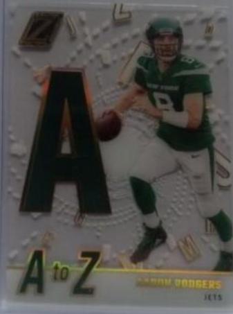 2023 Panini Zenith A to Z Aaron Rodgers #1 card