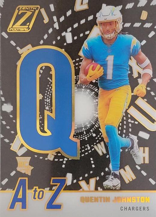 2023 Panini Zenith A to Z Quentin Johnston #17 card