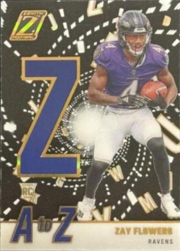 2023 Panini Zenith A to Z Zay Flowers #26 card