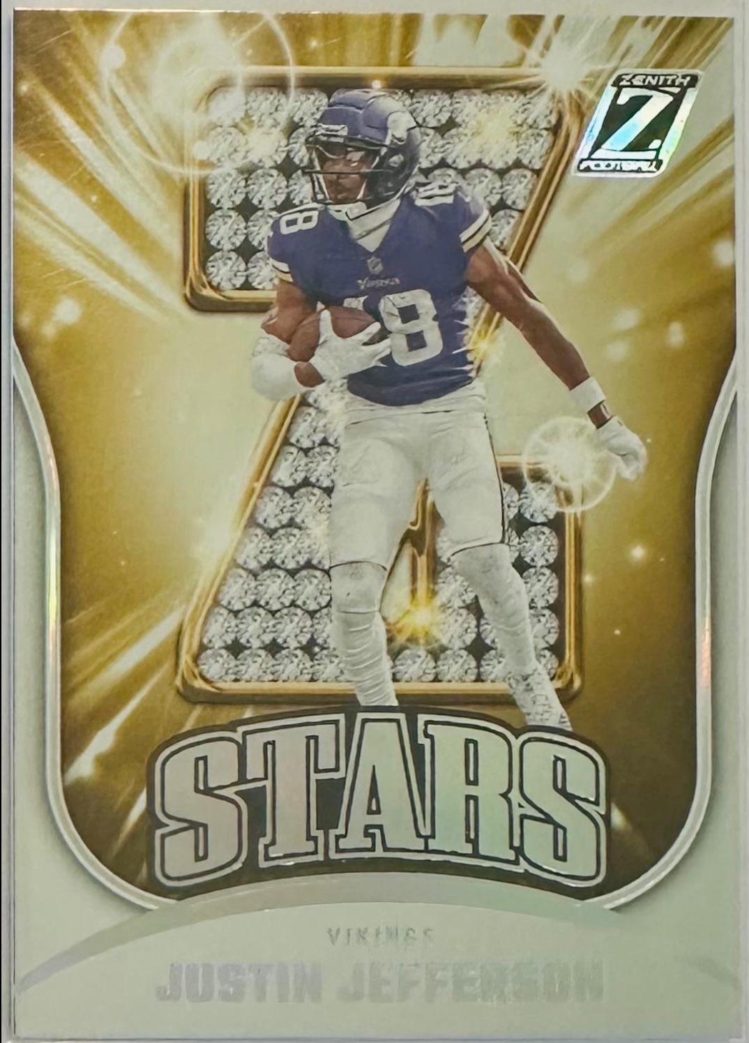 2023 Panini Zenith Z-Stars Justin Jefferson #19 card