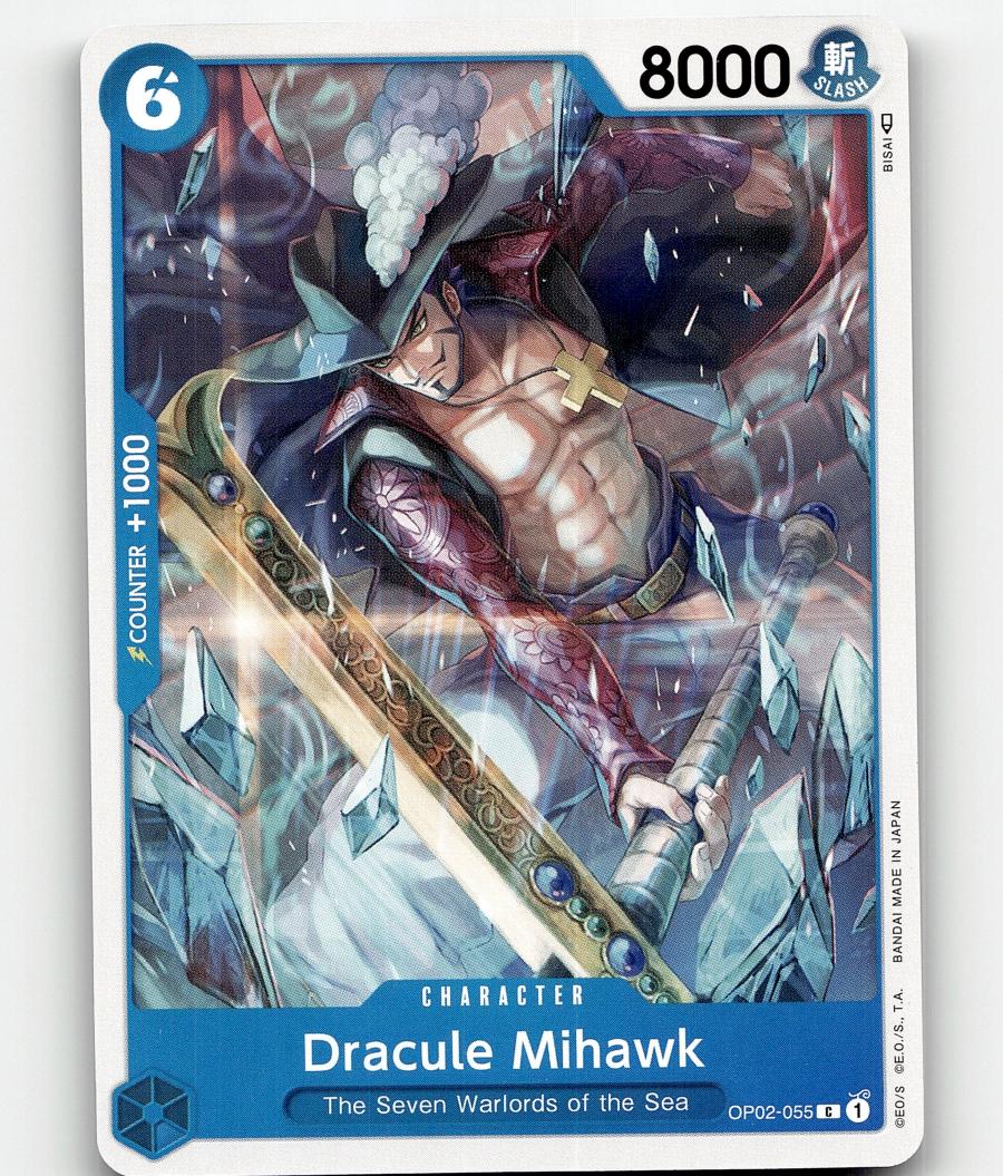 2023 Paramount War Dracule Mihawk #OP02-055 card