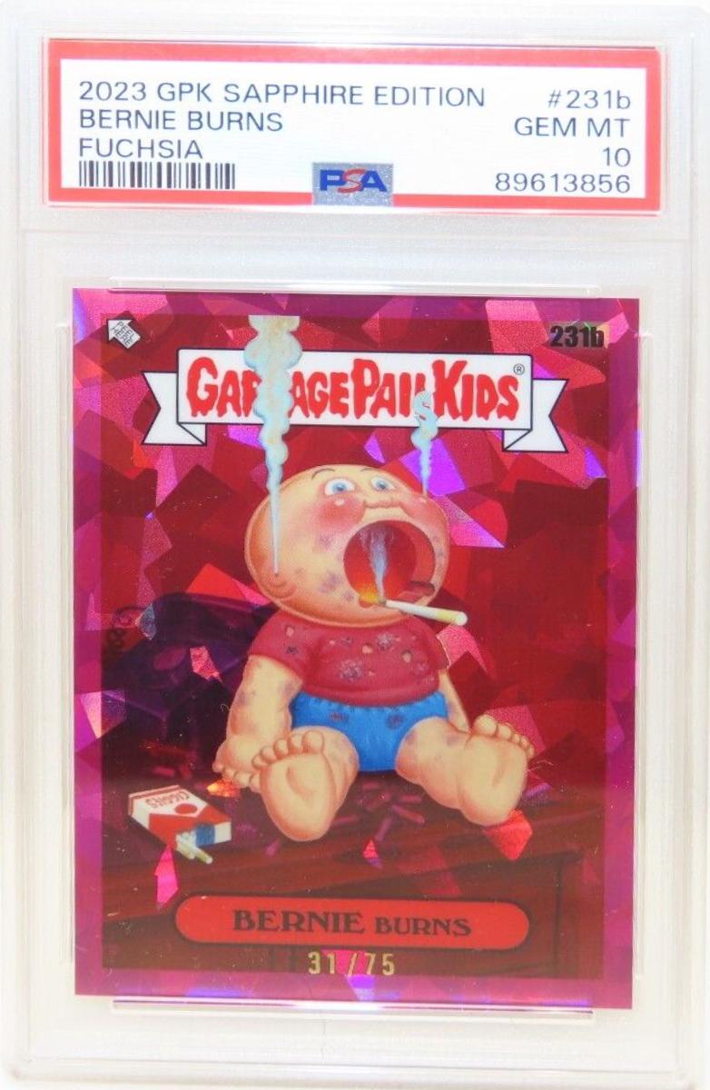 2023 Sapphire BERNIE Burns [Fuchsia] #231b card