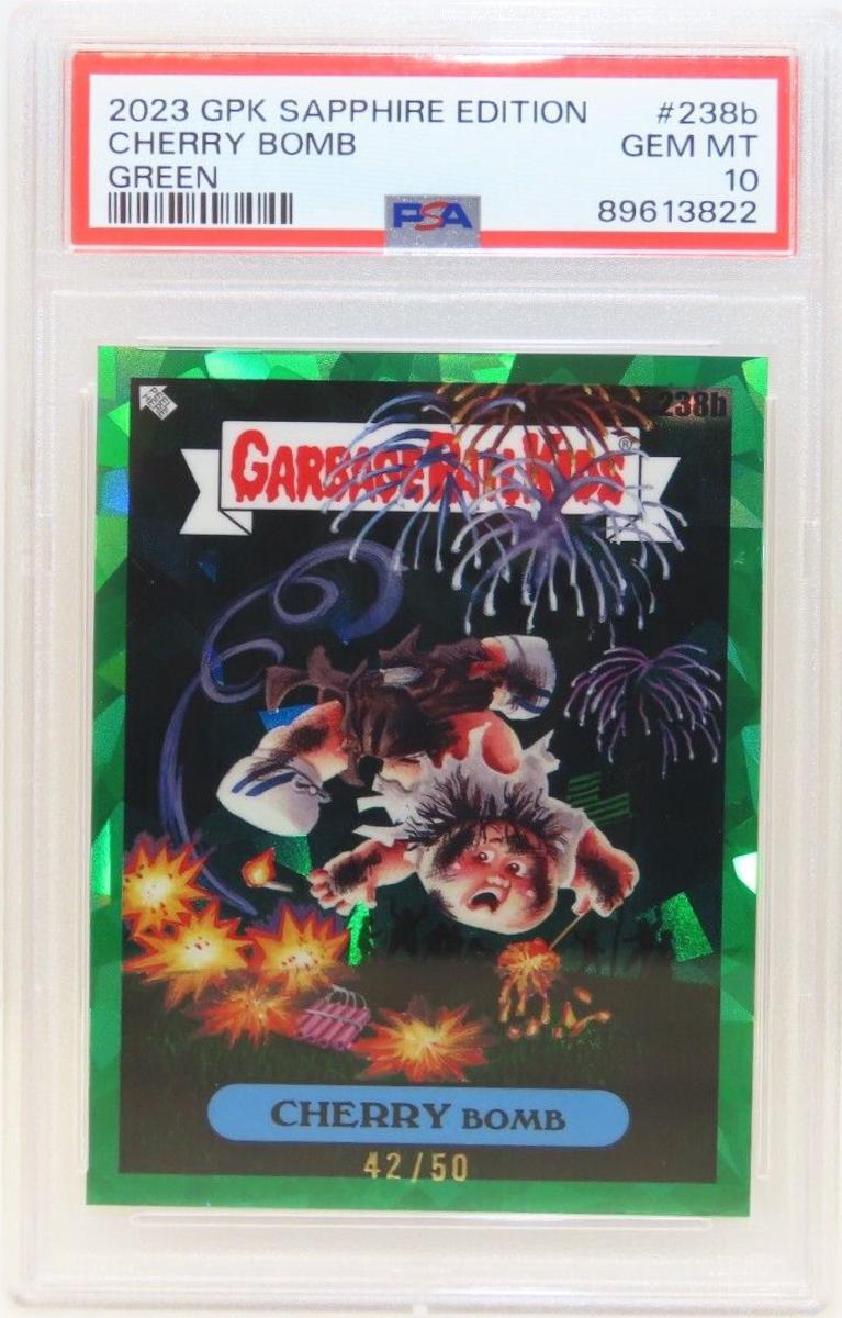 2023 Sapphire CHERRY Bomb [Green] #238b card