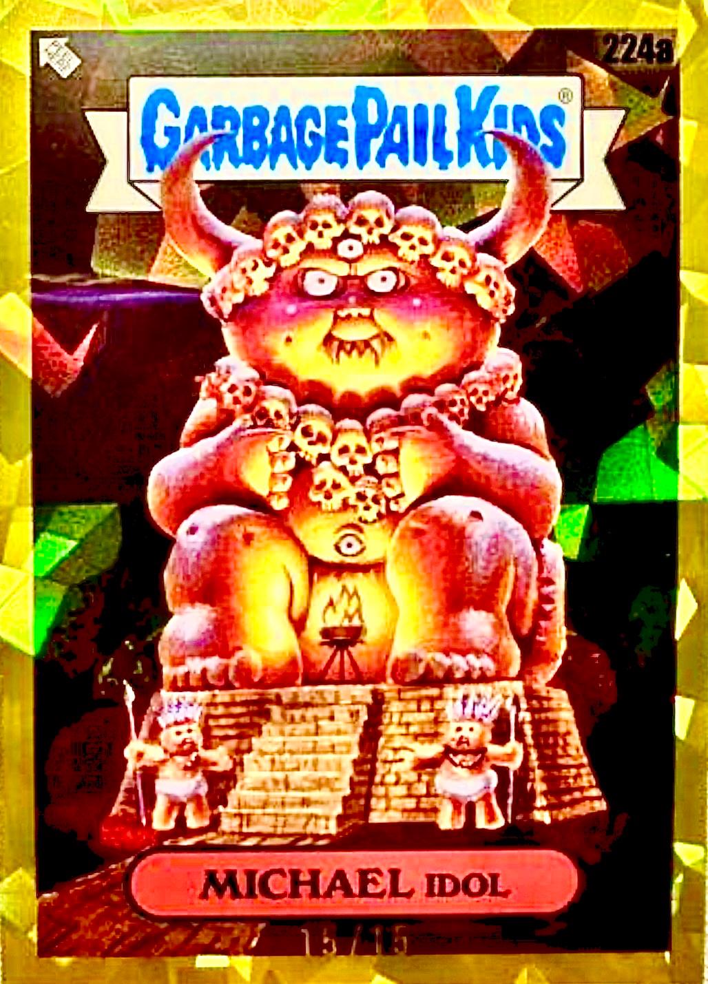 2023 Sapphire MICHAEL Idol [Gold] #224a card