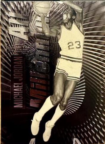 2023 SkyBox Metal Universe Champions Michael Jordan #101 card