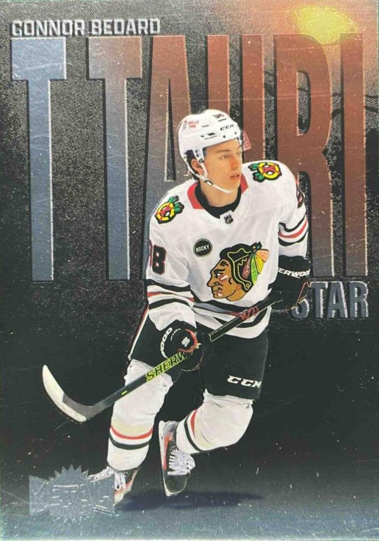 2023 SkyBox Metal Universe T Tauri Phase Connor Bedard #TTP-1 card