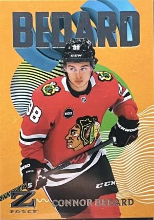 2023 SkyBox Metal Universe Z-Force Connor Bedard #50 card