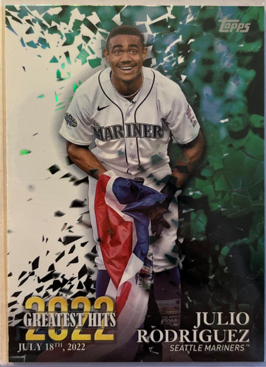 2023 Topps 2022 Greatest Hits Julio Rodriguez #22GH-22 card
