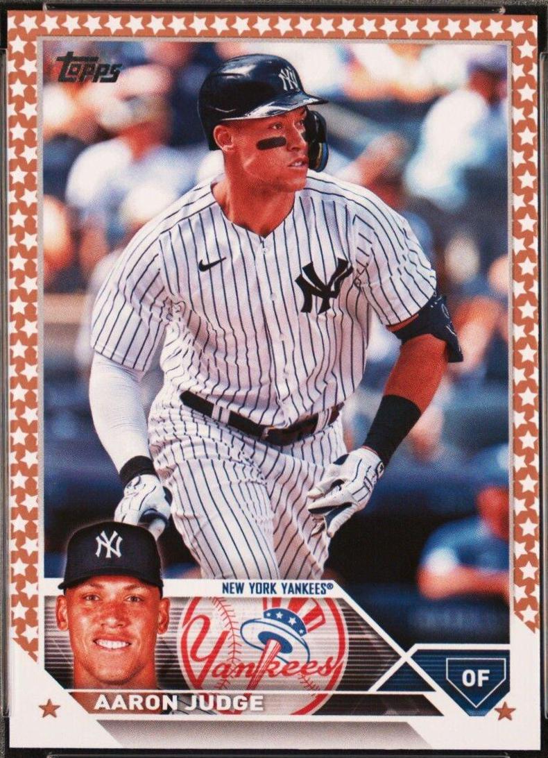 2023 Topps Aaron Judge [Gold Star] #62 card