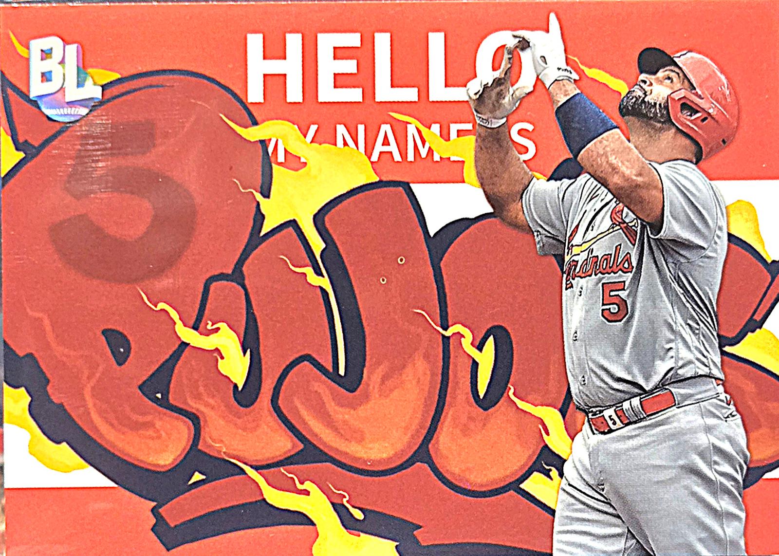 2023 Topps Big League Roll Call Wildstyle Edition Albert Pujols #RC-6 card