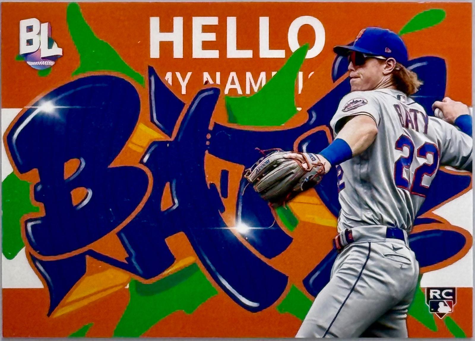 2023 Topps Big League Roll Call Wildstyle Edition Brett Baty #RC-7 card