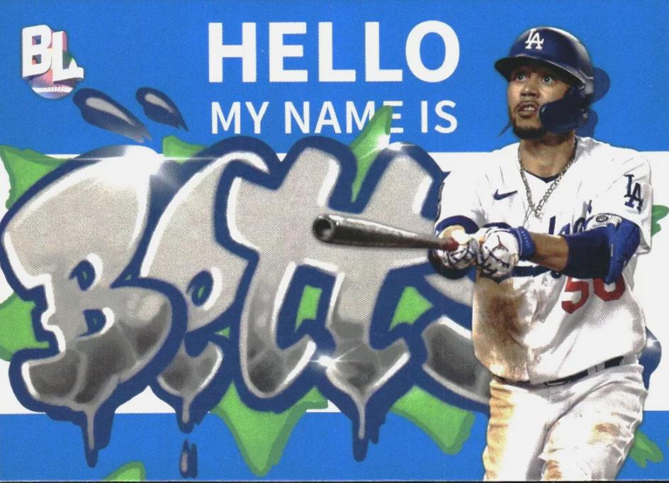 2023 Topps Big League Roll Call Wildstyle Edition Mookie Betts #RC-1 card