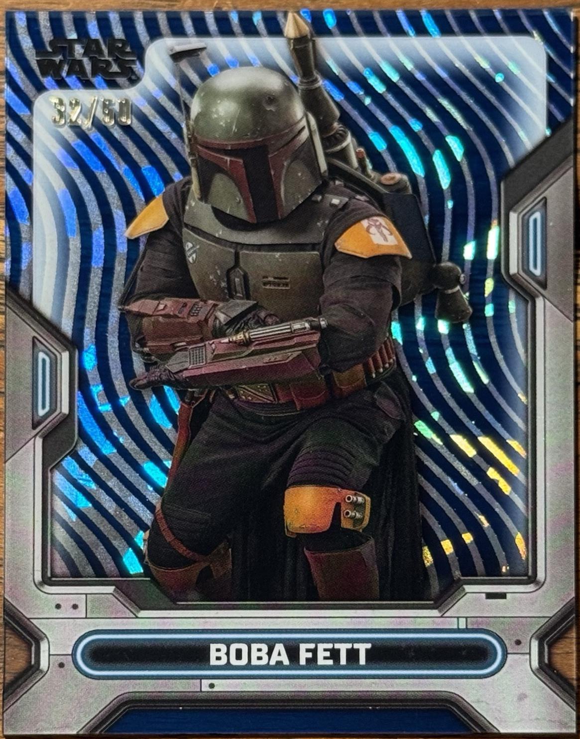 2023 Topps Boba Fett [Blue] #54 card