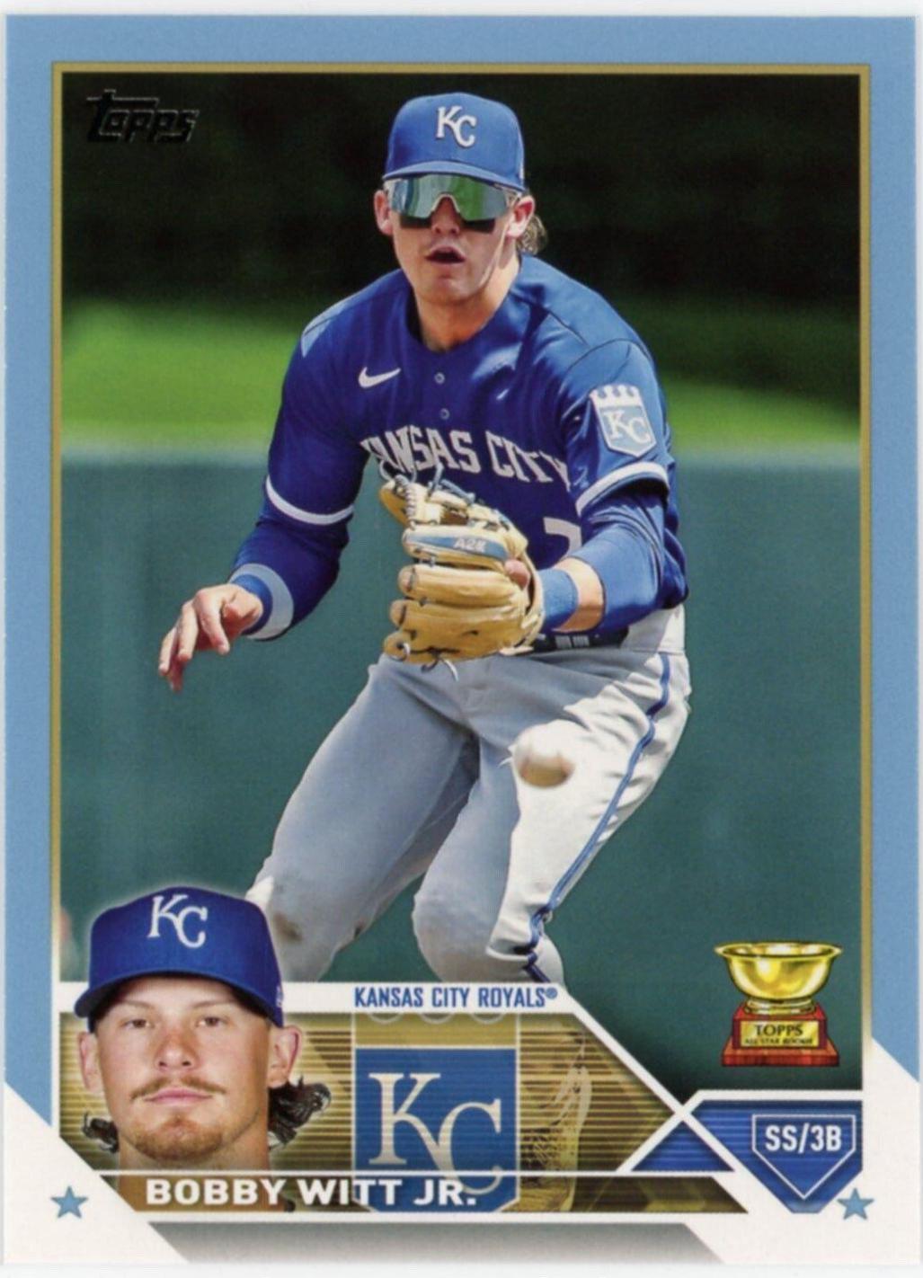 2023 Topps Bobby Witt Jr. [Father's Day Blue] #7 card