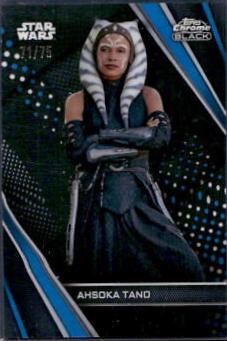2023 Topps Chrome Ahsoka Tano [Blue Refractor] #96 card