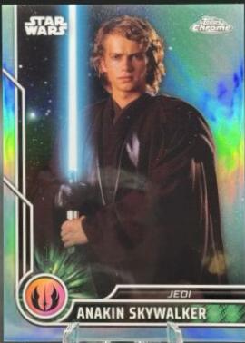2023 Topps Chrome Anakin Skywalker [Blue Refractor] #48 card