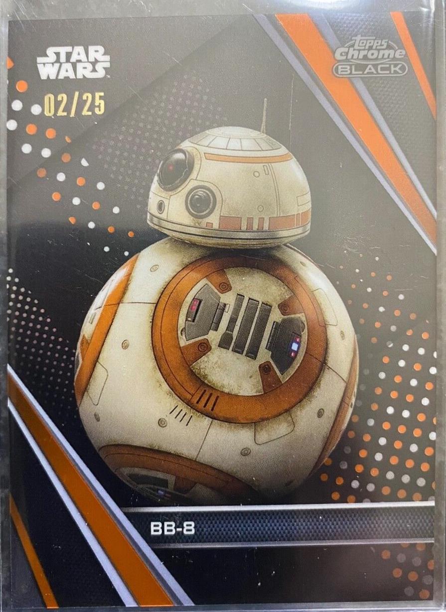 2023 Topps Chrome BB-8 [Orange Refractor] #54 card