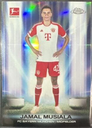 2023 Topps Chrome Bundesliga Ultrabeam Jamal Musiala #UB-9 card